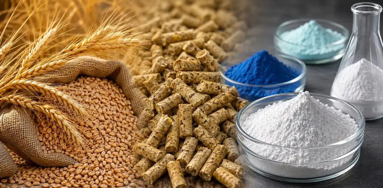 Simatek ile taşınan dökme ürünler — tahıl, pelet ve tozlar